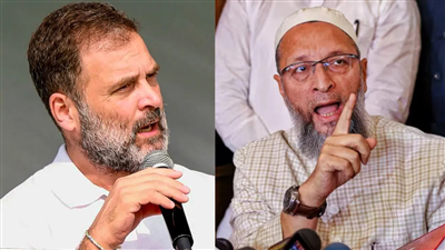 मेरे सिर पर टोपी और दाढ़ी इसलिए BJP से पैसे लेने का आरोप, राहुल गांधी पर ओवैसी का पलटवार