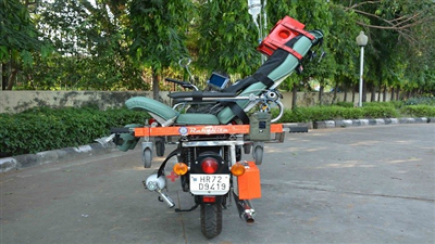 DRDO ने विकसित की बाइक एम्बुलेंस रक्षिता, अब संकरी गलियों में रहने वालों को मिलेगी त्वरित सुविधा