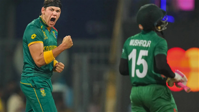 विजयरथ पर सवार दक्षिण अफ्रीका, बांग्लादेश को 149 रनों से हराया