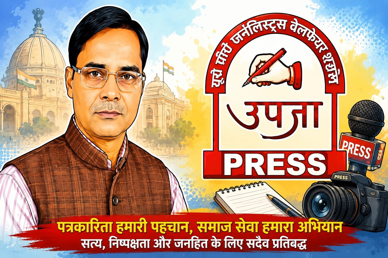 वरिष्ठ पत्रकारों के लिए पेंशन योजना लागू करे सरकार –:उपजा ने मुख्यमंत्री योगी आदित्यनाथ को भेजा खुला पत्र, आंदोलन की दी चेतावनी