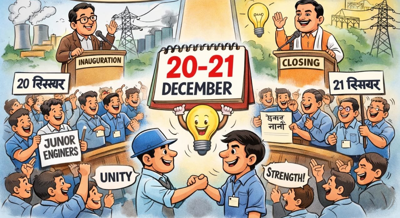 राज्य विद्युत परिषद जूनियर इंजीनियर संगठन का 78वां वार्षिक महाधिवेशन 20–21 दिसंबर को